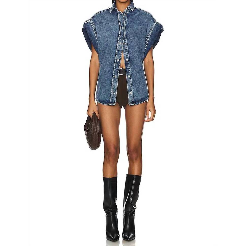 NEW LAMARQUE annaise suede short in chocolate